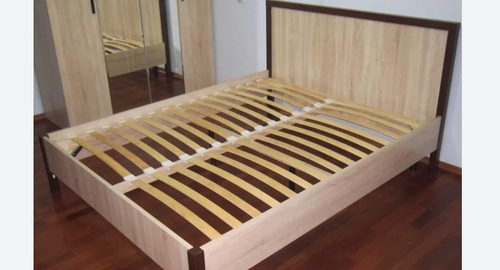 Сборка двухспальной кровати. Бульвар Дмитрия Донского